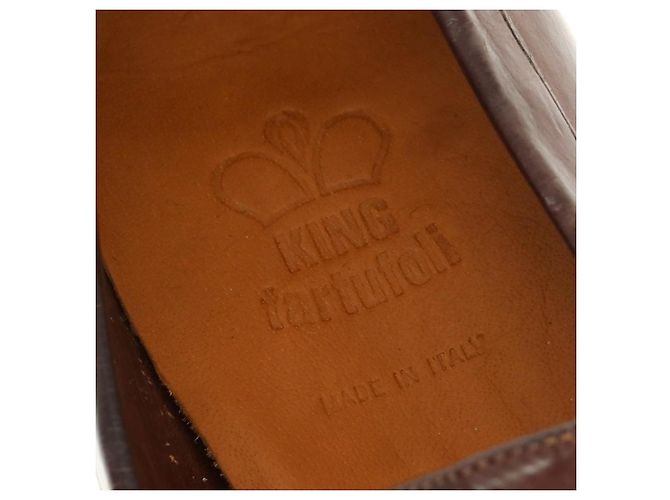 Autre Marque King Tartufoli Leder-Loafer Braun - Ansicht 7