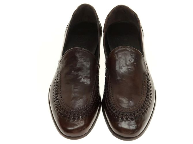 Autre Marque Mocassino in pelle King Tartufoli Bronzo - vista 2