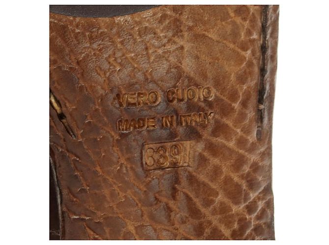 Autre Marque Mocassino in pelle King Tartufoli Bronzo - vista 8