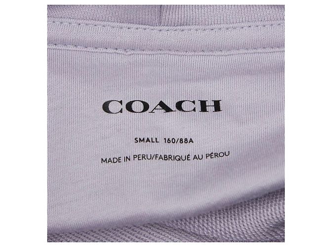 Vestido sudadera con capucha COACH Essential de algodón, Parka de pullover larga - vista 3
