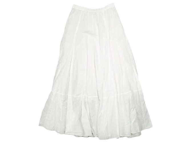 Autre Marque Gonna in cotone CEaRET Bianco - vista 2