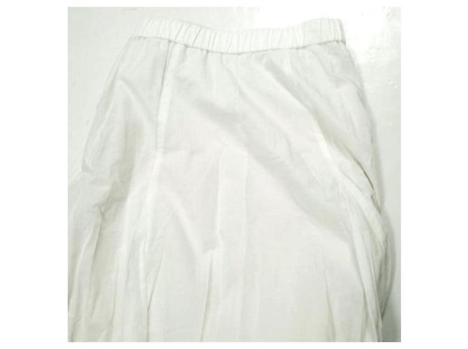 Autre Marque Gonna in cotone CEaRET Bianco - vista 3