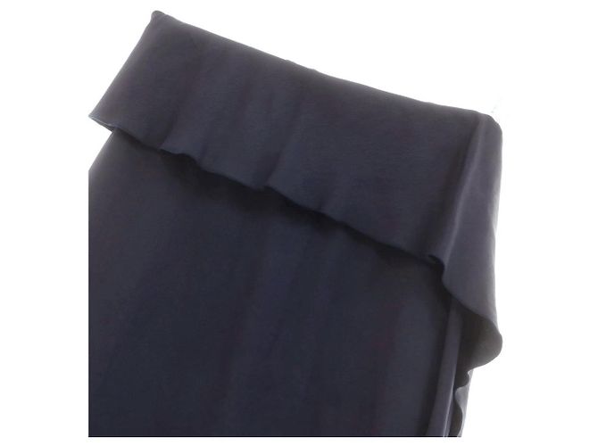 Autre Marque Falda larga de acetato Loeff Azul - vista 2