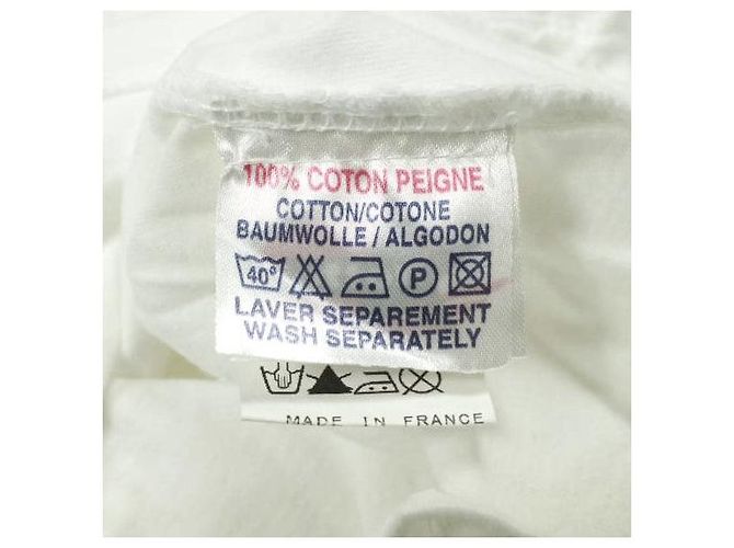 Autre Marque Camiseta de algodón BICYCLE STORE PARIS Blanco - vista 8