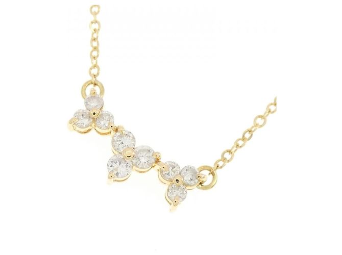Autre Marque Colar de Diamante Au750 Dourado - vista 3