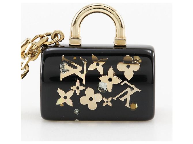 Charm Louis Vuitton Portecle Speedy D'oro - vista 3