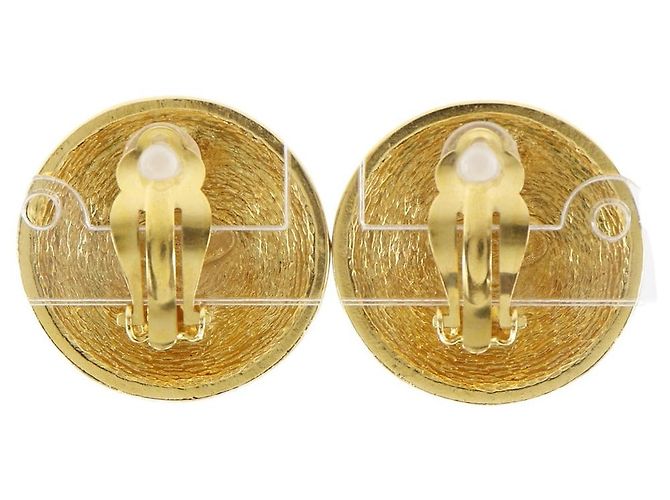 Chanel Coco Mark Matelasse Ohrringe Golden - Ansicht 3