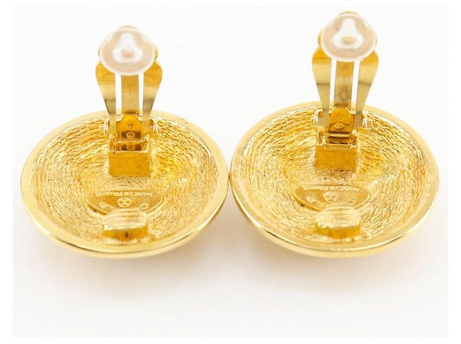 Chanel Coco Mark Matelasse Ohrringe Golden - Ansicht 4
