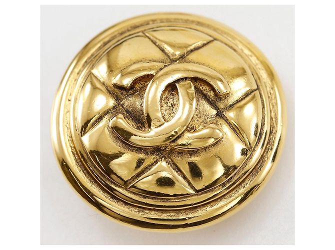 Chanel Coco Mark Matelasse Ohrringe Golden - Ansicht 6