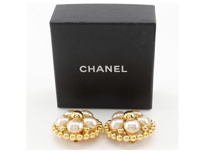 Orecchini Chanel Vintage D'oro - vista 15
