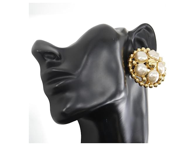 Orecchini Chanel Vintage D'oro - vista 2