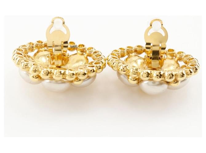 Orecchini Chanel Vintage D'oro - vista 5