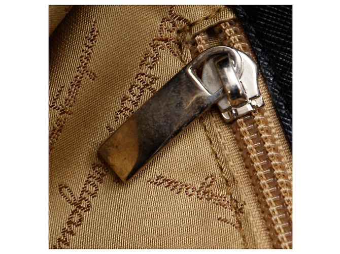 Borsa Salvatore Ferragamo Gancini Saffiano Nero - vista 12