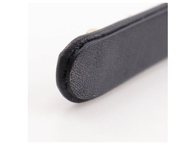Chanel Coco Mark Haarband aus Lammleder Schwarz - Ansicht 11