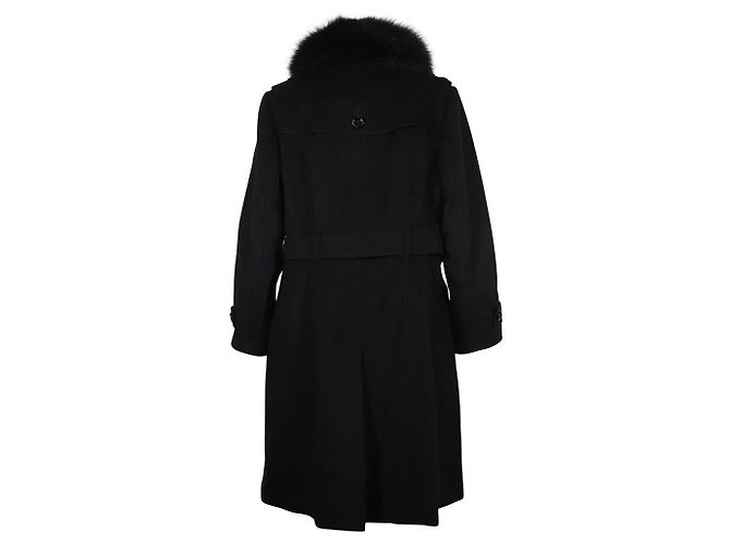 Abrigo de cachemira Burberry Negro - vista 3