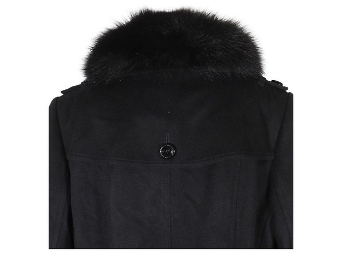 Abrigo de cachemira Burberry Negro - vista 4