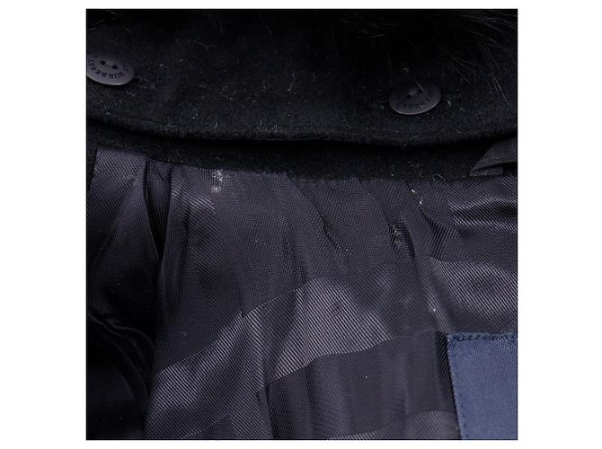 Abrigo de cachemira Burberry Negro - vista 7