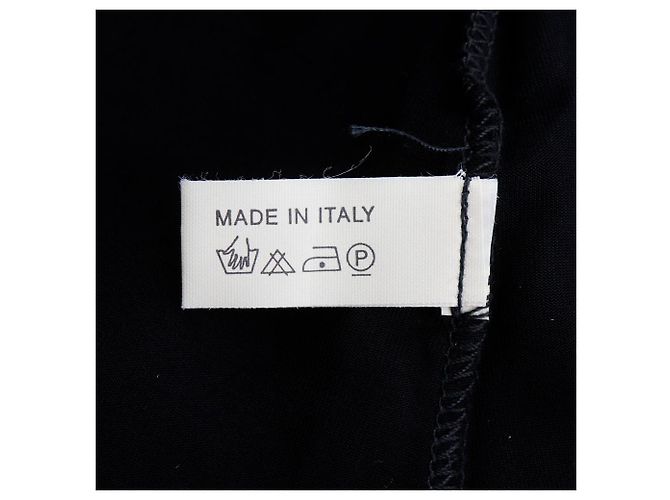 Camiseta de viscose com logo Fendi Preto - vista 13