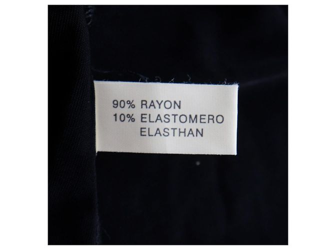 Camiseta de viscose com logo Fendi Preto - vista 14