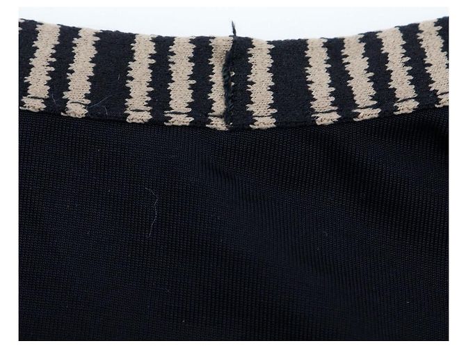 Camiseta de viscose com logo Fendi Preto - vista 5