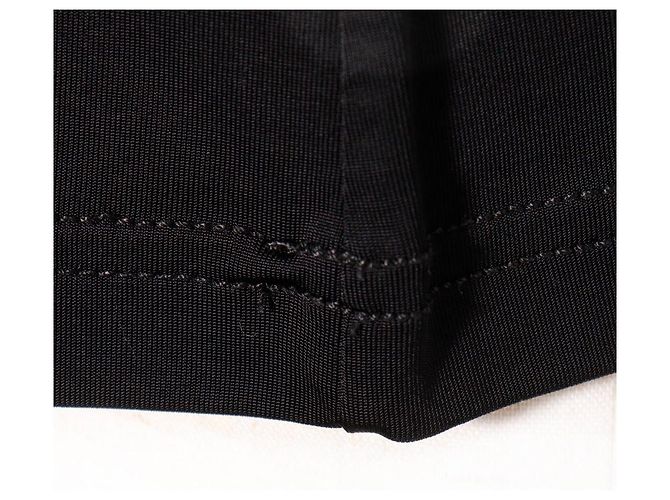 Camiseta de viscose com logo Fendi Preto - vista 9