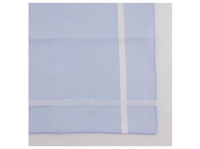 Hermès Set de 2 pañuelos de algodón Jacquard H Hermes Gris - vista 2