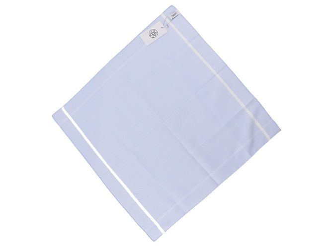 Hermès Set de 2 pañuelos de algodón Jacquard H Hermes Gris - vista 8