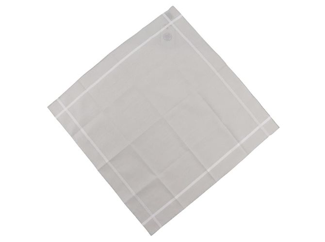 Hermès Set de 2 pañuelos de algodón Jacquard H Hermes Gris - vista 9