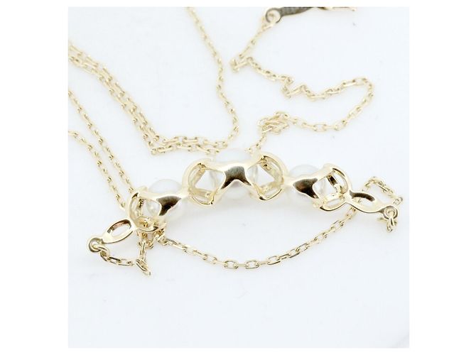 Collana di perle Mikimoto Au750 D'oro - vista 4