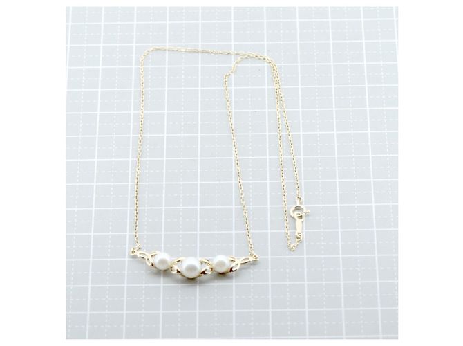 Collana di perle Mikimoto Au750 D'oro - vista 5
