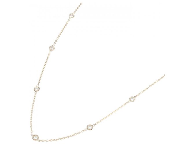 Autre Marque Collana con Diamanti Au750 Rosa - vista 2