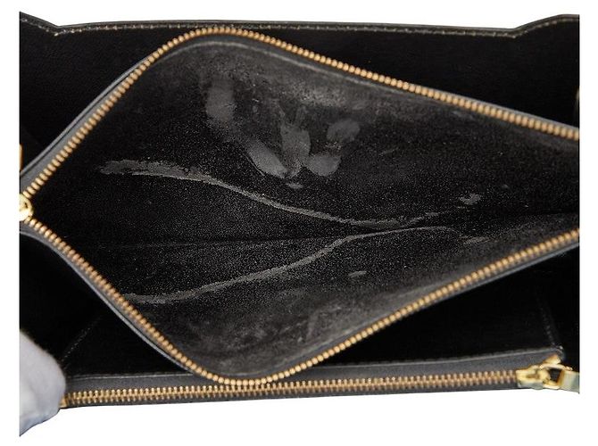 Borsa Louis Vuitton Concorde in pelle Epi Blu - vista 10