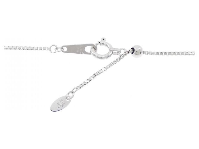 Autre Marque Collana in oro bianco Au750 con tanzanite e diamanti Argento - vista 5