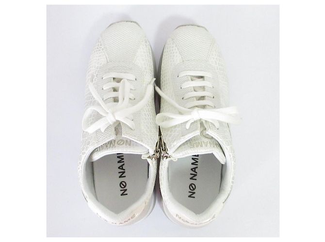 Autre Marque Sneakers basse NO NAME SPEED ZIP JAGUAR Bianco - vista 4