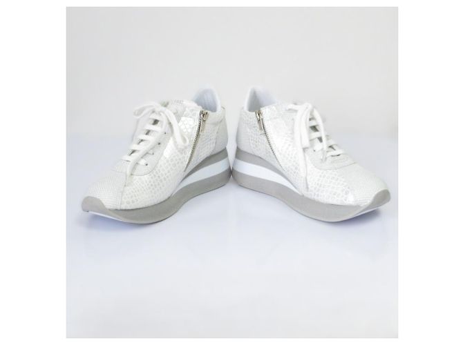 Autre Marque Sneakers basse NO NAME SPEED ZIP JAGUAR Bianco - vista 7