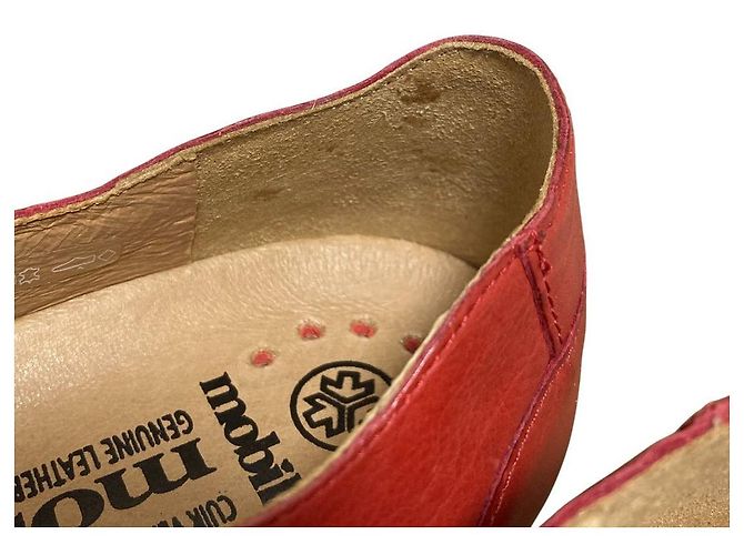 Autre Marque Sandali Mary Jane in pelle mobils Rosso - vista 9