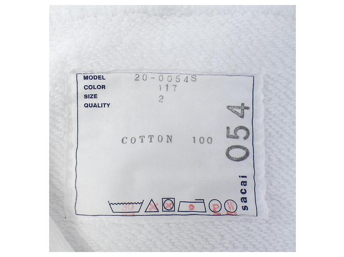 Sacai Hoodie Schwarz Weiß - Ansicht 4