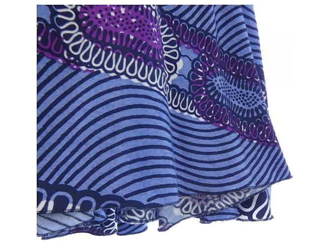 Autre Marque Falda de cajón Azul Púrpura - vista 6