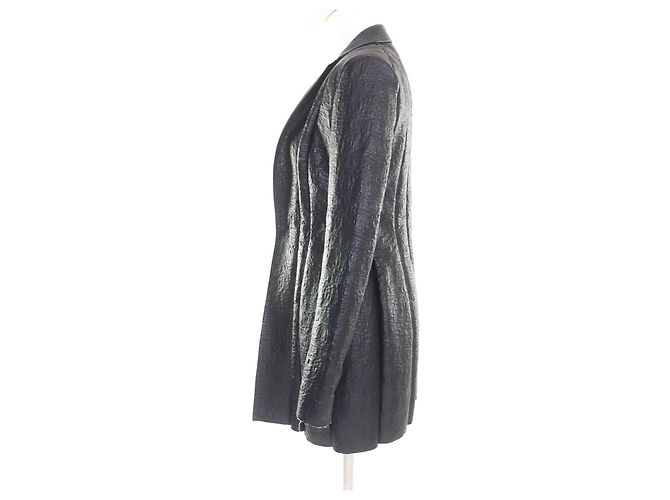 Céline Giacca in shearling Celine Nero - vista 2