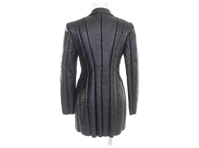 Céline Giacca in shearling Celine Nero - vista 3