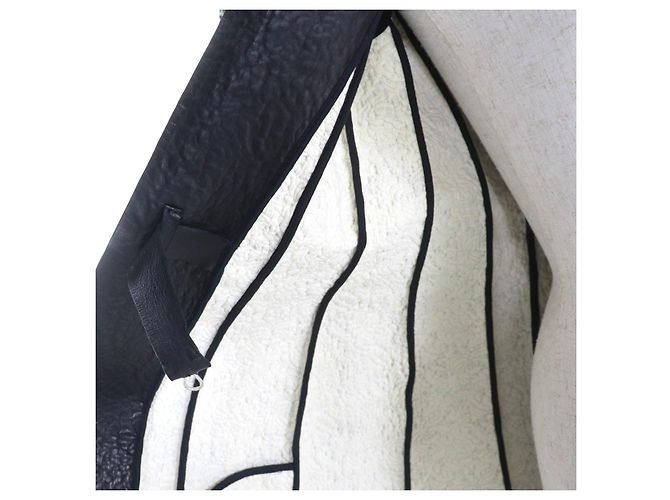 Céline Giacca in shearling Celine Nero - vista 5