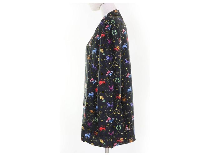 Camicia in seta Diack Pixel Christian Dior Nero - vista 2