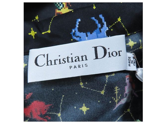 Camicia in seta Diack Pixel Christian Dior Nero - vista 5