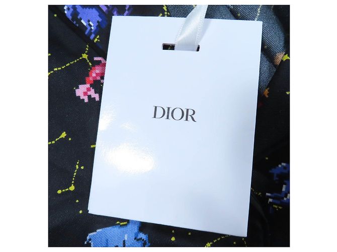Camicia in seta Diack Pixel Christian Dior Nero - vista 8