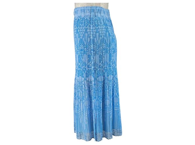 Issey Miyake Falda de poliéster PLEATS PLEASE Azul Azul claro - vista 2