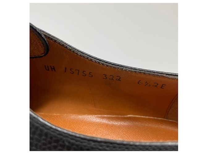 Scarpe ZEUS in pelle Salvatore Ferragamo Nero - vista 9