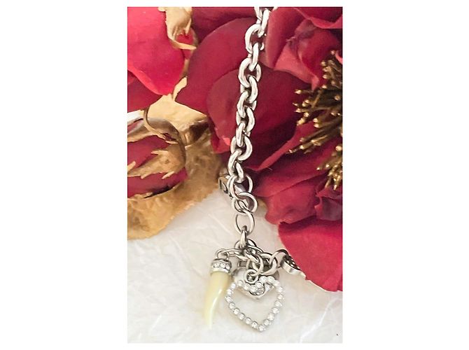 Dolce & Gabbana Bracciale Charms I Love D&G Argento - vista 11