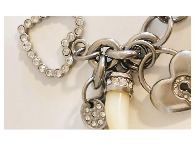 Dolce & Gabbana Bracciale Charms I Love D&G Argento - vista 5