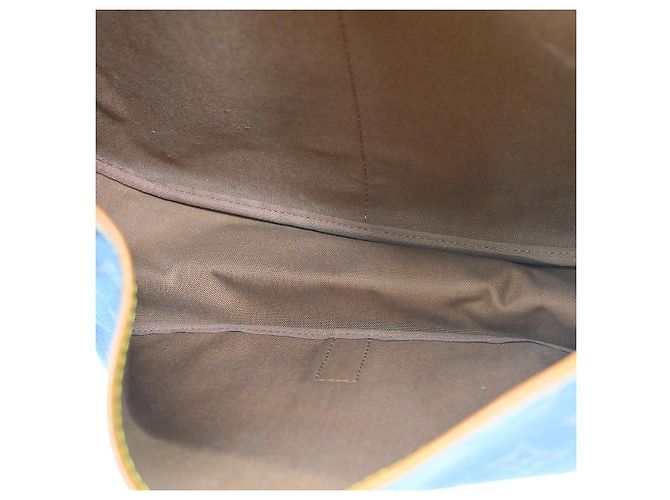 Borsa Louis Vuitton Saumur in Tela Monogram 35 Marrone - vista 3