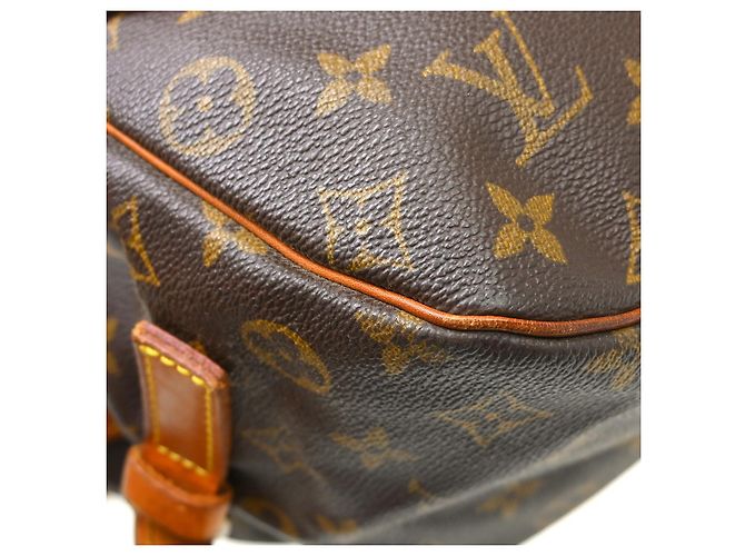 Borsa Louis Vuitton Saumur in Tela Monogram 35 Marrone - vista 7